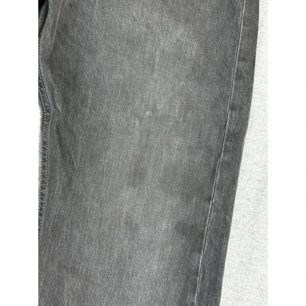 Levis 514 SJeans Mens 36x30 Gray Straight Faded Denim Pants